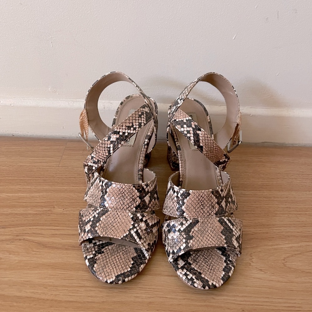 STEVE MADDEN Snake skin Heels / Sandals